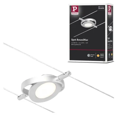 Produktbild von Paulmann CorDuo LED Seilsystem RoundMac Einzelspot