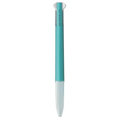 Produktbild von Uni Mitsubishi Pencil Style Fit Multifunktionsstift-Gehäuse - 3 Farben - Metallic-Blau