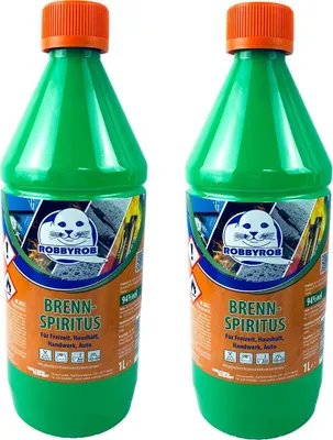 Produktbild von Robbyrob Brennspiritus 2L  Alkoholreiniger