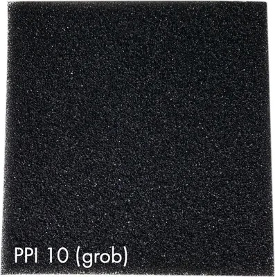 Produktbild von Pondlife Filterschaum schwarz 50x50x5 cm zur optimalen Verwendung als Filtermedium in Teichfiltern : PPI 10 - grob