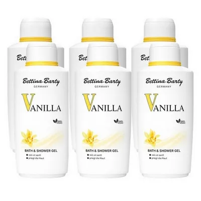 Produktbild von Bettina Barty Vanilla Bath & Shower Gel 6 x 500 ml