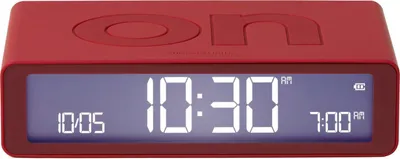 Lexon LR157R4 Digital-Wecker Flip Classic Rot 1