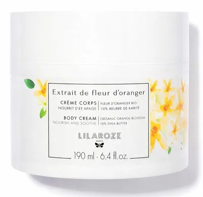 Obrázek produktu pro Lilaroze Paris - Organický tělový krém s extraktem z pomerančových květů 190ml