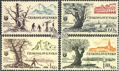 Produktbild von Briefmarken Tschechoslowakei 1964 Mi 1453-1456 (kompl.Ausg.) postfrisch Fremdenverkehr