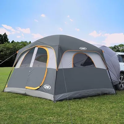 Produktbild von Heckzelt Auto, SUV Zelt für Camping 6 Personen - 2 in 1 Autozelt Einfacher Aufbau mit Regenschutz, Familienzelt 3 m x 2,7 m x 2 m (H)