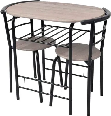 Produktbild von The Living Store Frühstückstisch Bar-Set MDF