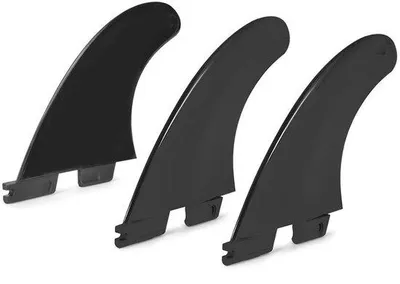 Obrázek produktu pro Sada surfovacích doplňků FCS2 G5 Nylon – černá – flexibilní – 3 kusy – pro paddleboardy a surfové prkna