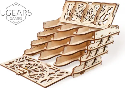 Produktbild von UGEARS 3D-Puzzle Kartenständer 77 Teile