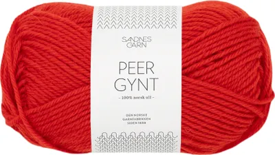 Produktbild von Sandnes Peer Gynt 50g - 100% Schurwolle scarlet red 4018