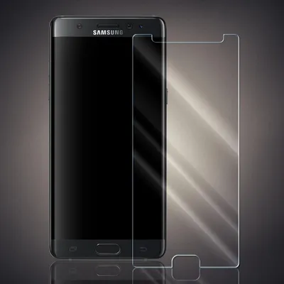 Produktbild von Panzer Folie für Samsung Galaxy Note 7 Echt Glas Displayschutzfolie Transparent Glasfolie 9H Härtegrad Schutzglasfolie