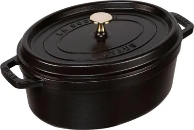 Image de ZWILLING Cocotte en fonte avec couvercle 29cm ovale noir 40509-315-0 1003928 STAUB LA COCOTTE