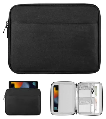 Immagine prodotto di Custodia per tablet da 9-11 pollici con tasca, adatta per iPad e Galaxy Tab