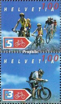 Produktbild von Briefmarken Schweiz 2004 Mi 1867-1868 (kompl.Ausg.) postfrisch Fahrradland Schweiz