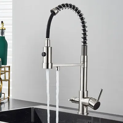 Produktbild von Küchenarmatur 3 Wege Wasserhahn Küche Wasserfilter Trinkwasserhahn