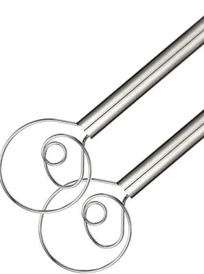 Produktbild von Dänischer Teigbesen, 30 cm Edelstahl-Teigbesen, 2er-Pack