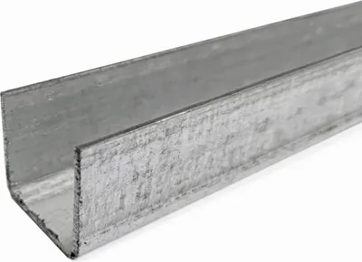 Produktbild von LogistSystem U-Profil 30x30x2 Verzinkter Stahl Länge 1000 mm (100cm) / Stahl mit hoher Stabilität und Biegefestigkeit / U-Profil ideal für Bau und Industrie