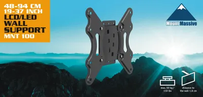 Immagine prodotto di MNT 100 Montaggio a parete piatto, 19-37