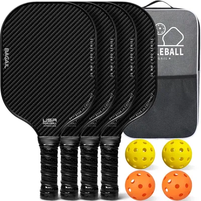 Obrázok produktu pre Sada na pickleball, 4 loptičky, ľahká a ergonomický dizajn
