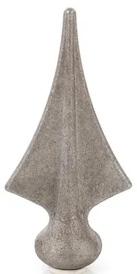 Produktbild von LogistSystem 1 Stück Zierspitze Metall - 125x60mm (HxB) / Basis: ∅ 32 Zaundekoration 40.077