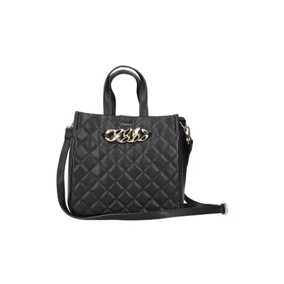 Produktbild von Rieker Damen Henkeltasche Handtasche Kettendetail Rautenmuster H1505, Farbe:Schwarz