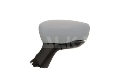 Produktbild von ALKAR 6143186 Außenspiegel Seitenspiegel Links für RENAULT Clio IV Schrägheck (BH) Beheizt Asphärisch Grundiert Elektrisch