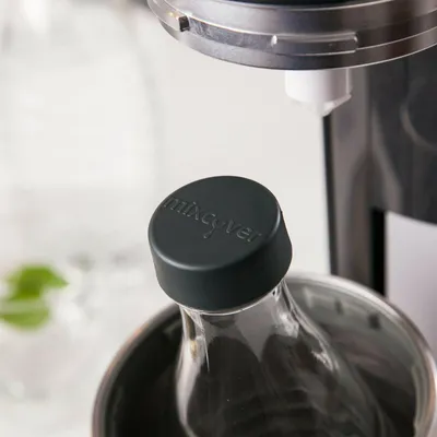 Produktbild von mixcover Ersatzdeckel passend für SodaStream Crystal & Penguin Glasflasche 1er Set