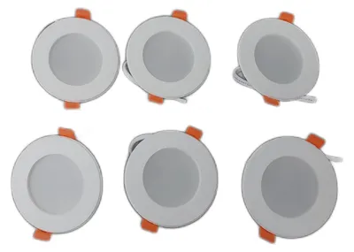 Produktbild von LED Einbaustrahler Deckenleuchte Beleuchtung 230V 6W Flach