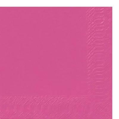 Productafbeelding van Duni Cocktailservetten, fuchsia, 3-laags, tissue, 24x24 cm, 20 stuks