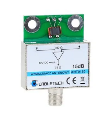 Obrázek produktu pro Anténní zesilovač CABLETECH ANT0150, 15dB, stíněný