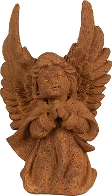 Image de Clayre & Eef Figurine de décoration Ange 19 cm Marron Polyrésine