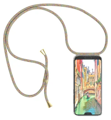 Produktbild von EAZY CASE Handykette mit Hülle für Honor 10 Backcover Handykette, zum Umhängen in Bunt