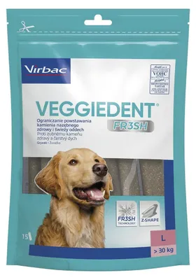 Produktbild von Veggiedent Fresh S (5–10 kg) – Leckerli für Hunde – 456 g