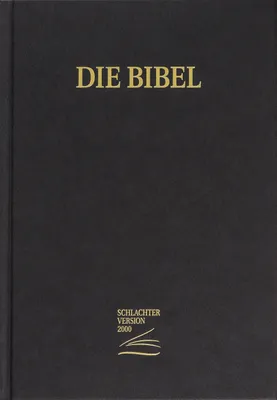 Produktbild von Schlachter 2000 Bibel - Großdruckausgabe (Hardcover, schwarz)