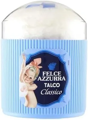 Produktbild von 6x Paglieri Felce Azzurra Talco Classico con Piumino Body Powder Classic Talc with Sponge 250 g + Italian Gourmet polpa 400g