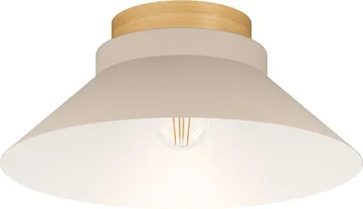Produktbild von MOHARRAS Wand-/Deckenleuchte Lampe Beleuchtung - H16 x Ø40 cm - braun - 1X40W exkl. - IP20