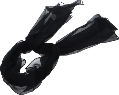 Produktbild von ROECKL Schal Classic Georgette Scarf Black schwarz