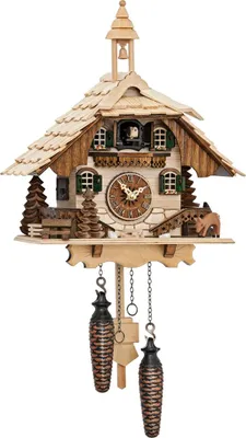 Produktbild von Engstler - 444/7_QM - Kuckucksuhr - Quarz - Natur - mit Musik - 31 cm