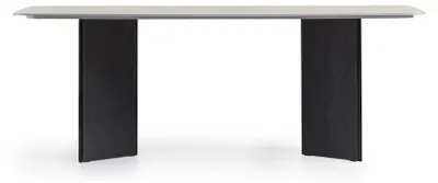Immagine prodotto di Elegante tavolo da pranzo in legno beige, stile moderno