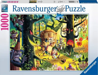 Image de Puzzle - Lions, tigres et ours 1000 pièces
