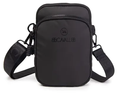 Obrázek produktu pro Uni Crossbody Taška z Veganské Kůže Černá se Zipem 14x19x5 cm Black B UNICA
