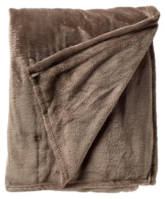Produktbild von Dutch Decor Wohndecke Flanell-Fleece Charlie 200x220 cm Grau