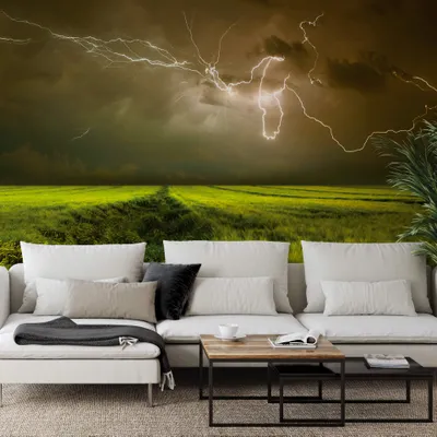 Produktbild von A.S. Création Vlies Fototapete Landschaft Lightning and Thunder DD118933 Natur