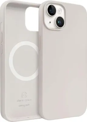Immagine prodotto di Crong Color Cover Magnetic - Custodia MagSafe per iPhone 14 Plus (beige pietra)