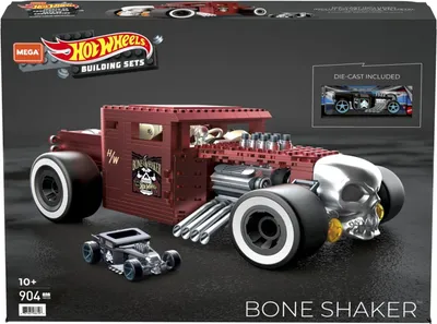 Produktbild von MEGA Hot Wheels HBD50, Bausatz, 10 Jahr(e), Kunststoff, 904 Stück(e), 2,05 kg
