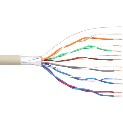 Produktbild von InLine® 69977A Telefon-Kabel 12-adrig, 6x2x0,6mm, zum Verlegen, 100m Rolle