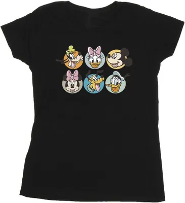 Produktbild von Disney - "Mickey Mouse and Friends" T-Shirt für Damen BI48824 (L) (Schwarz)