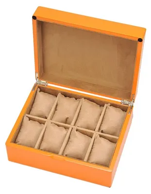 Image de Boîte de rangement élégante pour montres, avec 8 compartiments pour bijoux
