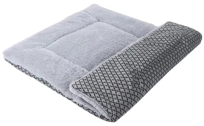 Zdjęcie produktu dla Mata dla psa i kocyk, 90 x 70 cm, kolor szary