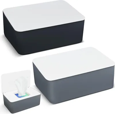 Produktbild von Feuchttücherhalter - Wischbox - Feuchttücherbox - Feuchttücherdose - Must-have für jedes Baby!