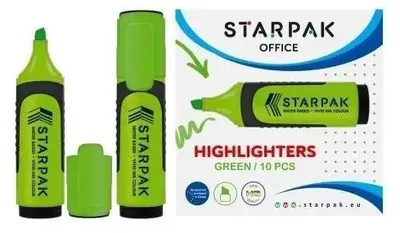 Immagine prodotto di Evidenziatore verde (10 pezzi) - STARPAK